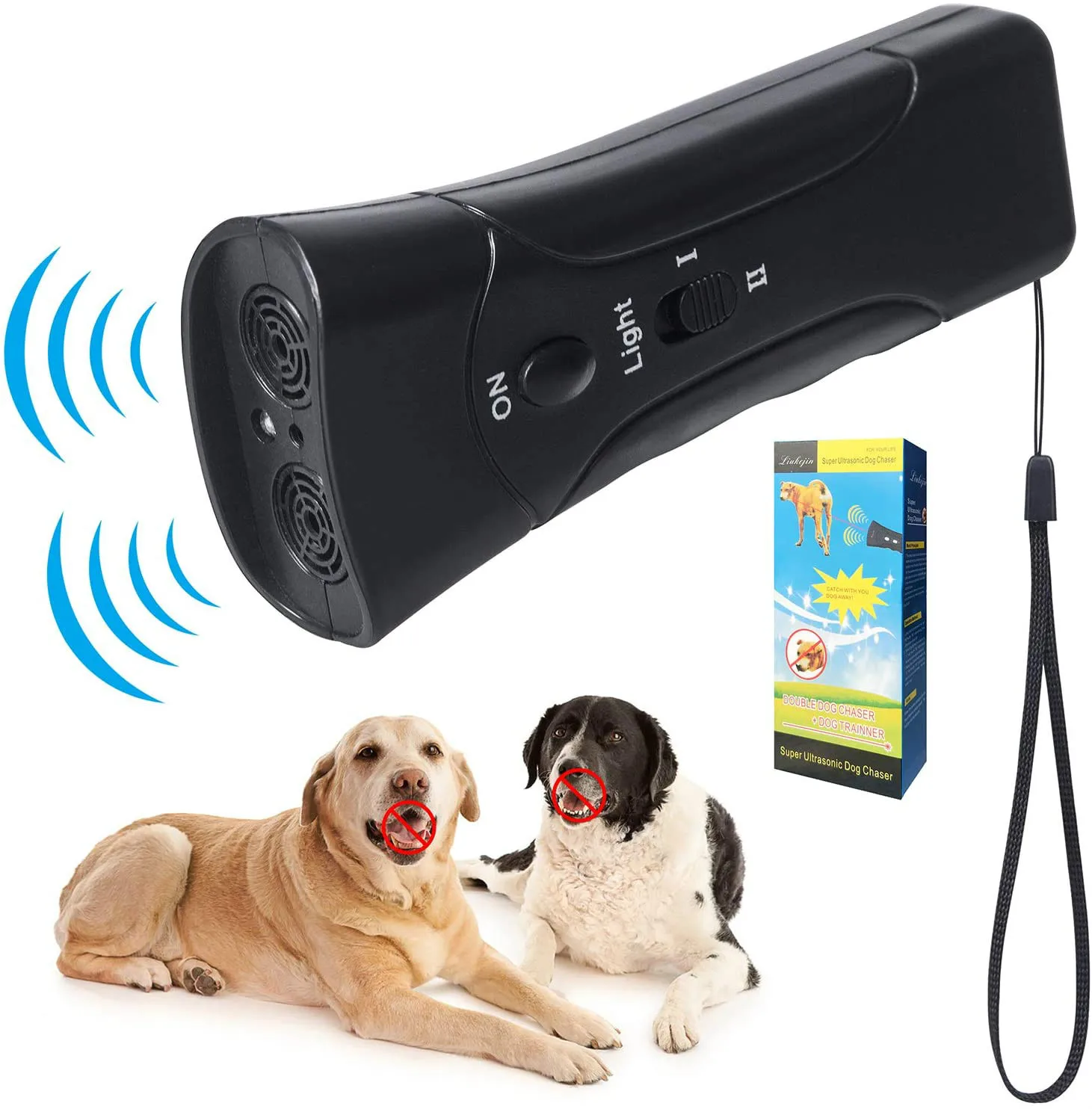 Electronic store dog repeller